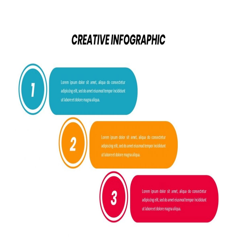 فایل قالب اینفوگرافیک پاورپوینت خلاقانه قابل ویرایش - Editable Creative Powerpoint Infographics Template