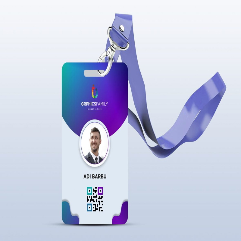 فایل طراحی کارت شناسایی قابل ویرایش - Editable Id Card Design