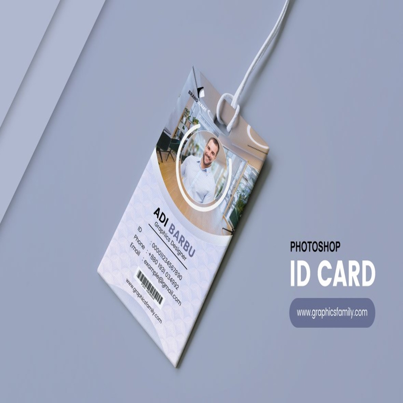 فایل الگوی طراحی کارت شناسایی کارمند - Employee Id Card Design Template