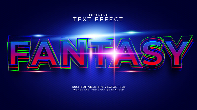 فایل افکت متن فانتزیا - Fantasia Text Effect