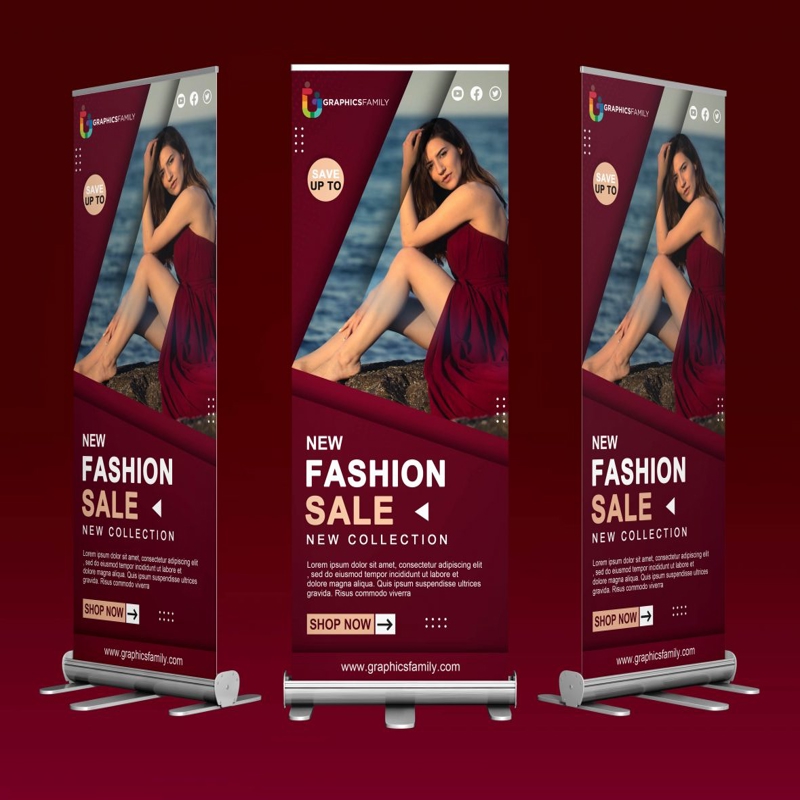 فایل الگوی طراحی رول آپ مد - Fashion Roll Up Design Template