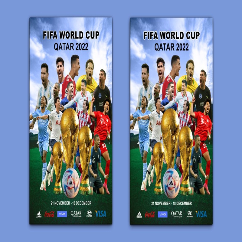 فایل طراحی بروشور جام جهانی فوتبال - FIFA World Cup Flyer Design
