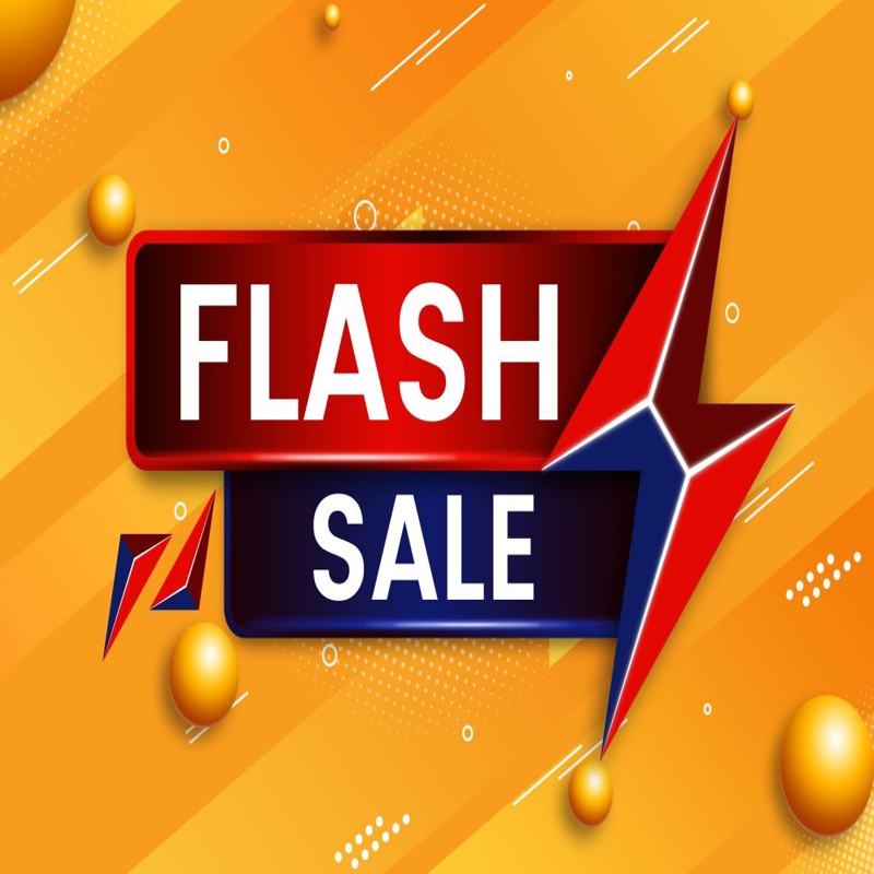 فایل تصویر برداری از قالب فروش فوری - Flash sale template vector image