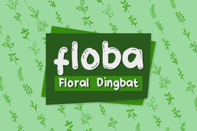 فایل فونت فلوبا - Floba Font
