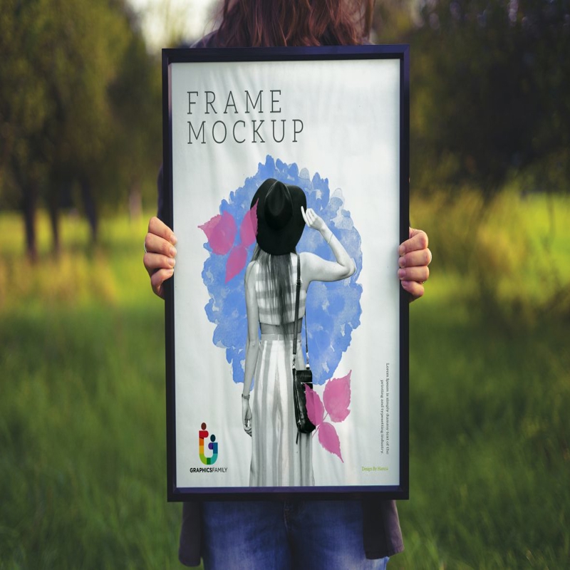 فایل بسته ماکت‌های قاب - Frame Mockups Bundle