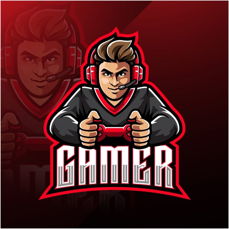 فایل لوگوی بازی طلسم - Gaming Logo Mascot
