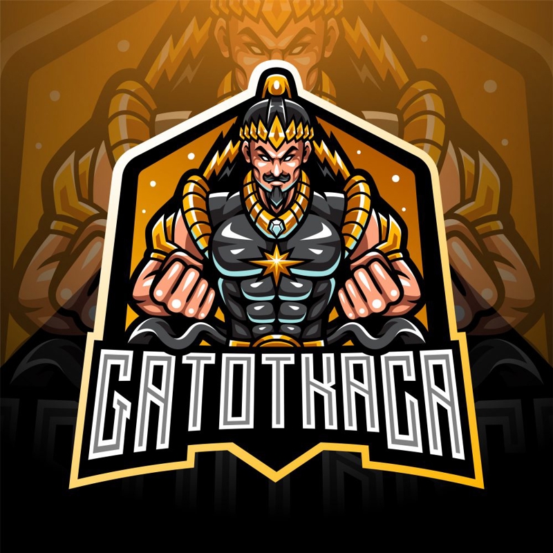 فایل لوگوی طلسم گاتوتکاکا - Gatotkaca Mascot Logo