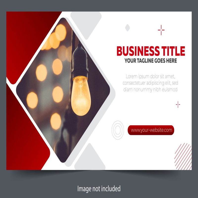 فایل قالب بنر کسب و کار جهانی - Global business banner template