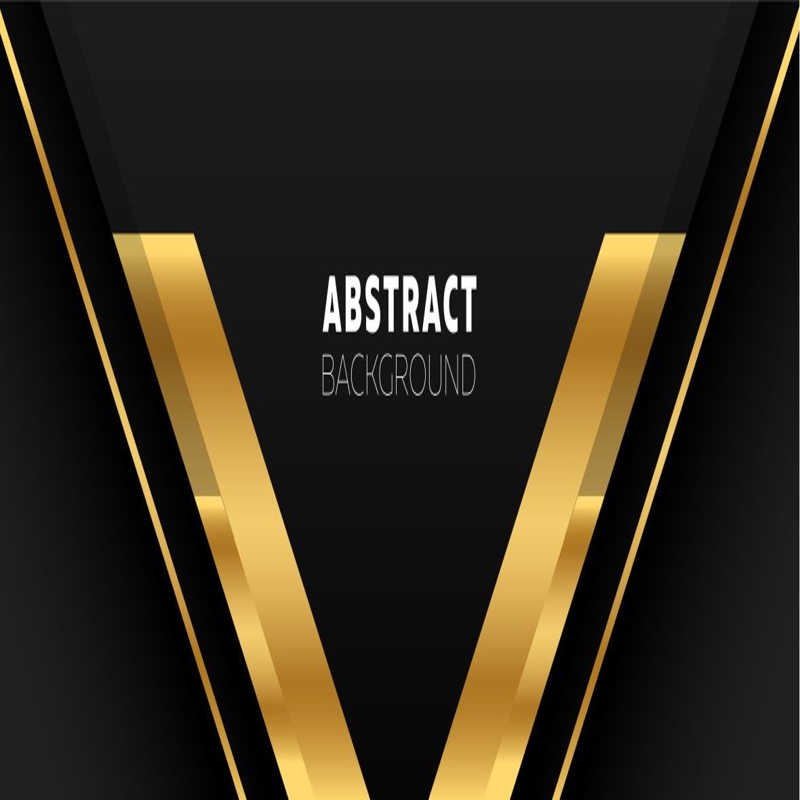 فایل وکتور پس زمینه انتزاعی طلایی و سیاه - Golden and Black Abstract Background Vector