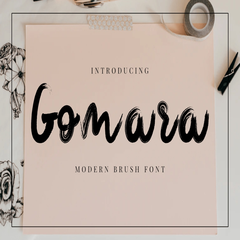 فایل فونت گومارا - Gomara Font
