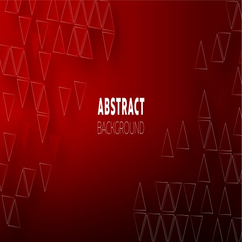 فایل پس‌زمینه قرمز تیره گرادیان با مثلث‌های سفید - Gradient Dark Red Background with White Triangles
