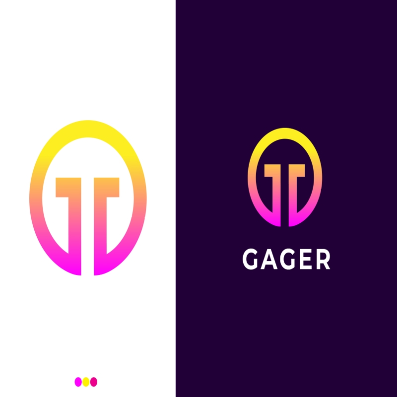 فایل الگوی لوگوی گرادیان - Gradients Logo Template