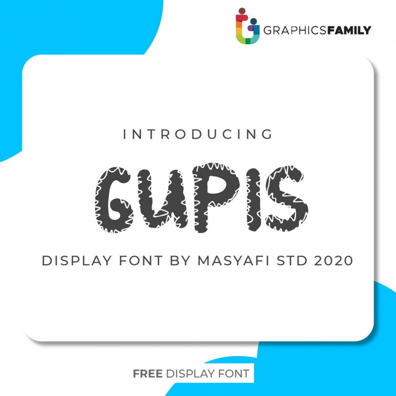 فایل فونت گوپیس - Gupis Font