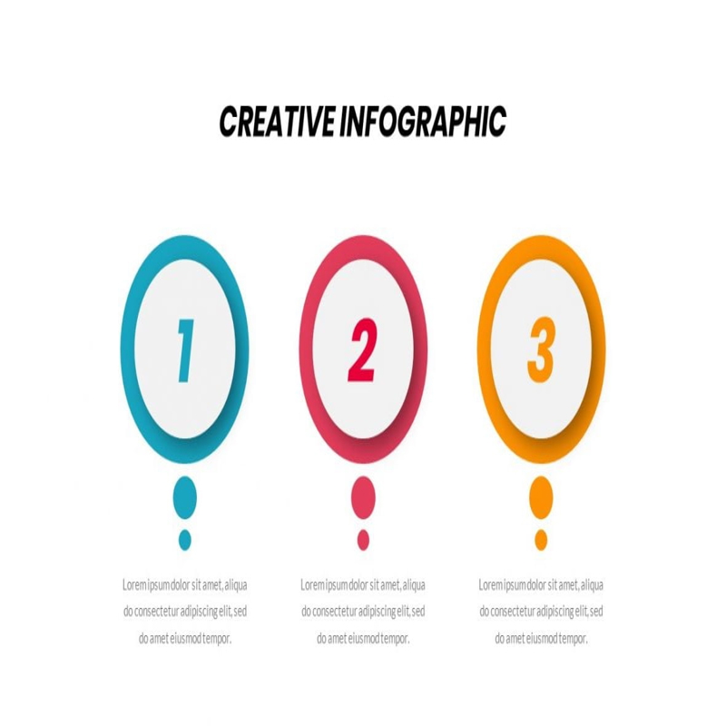 فایل عناصر اینفوگرافیک پاورپوینت خلاقانه و کاربردی با پین‌های دایره‌ای - Handy Creative Circle Pins Powerpoint Infographic Elements
