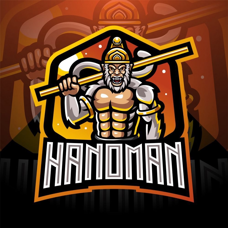 فایل لوگوی طلسم هانومان - Hanoman Mascot Logo