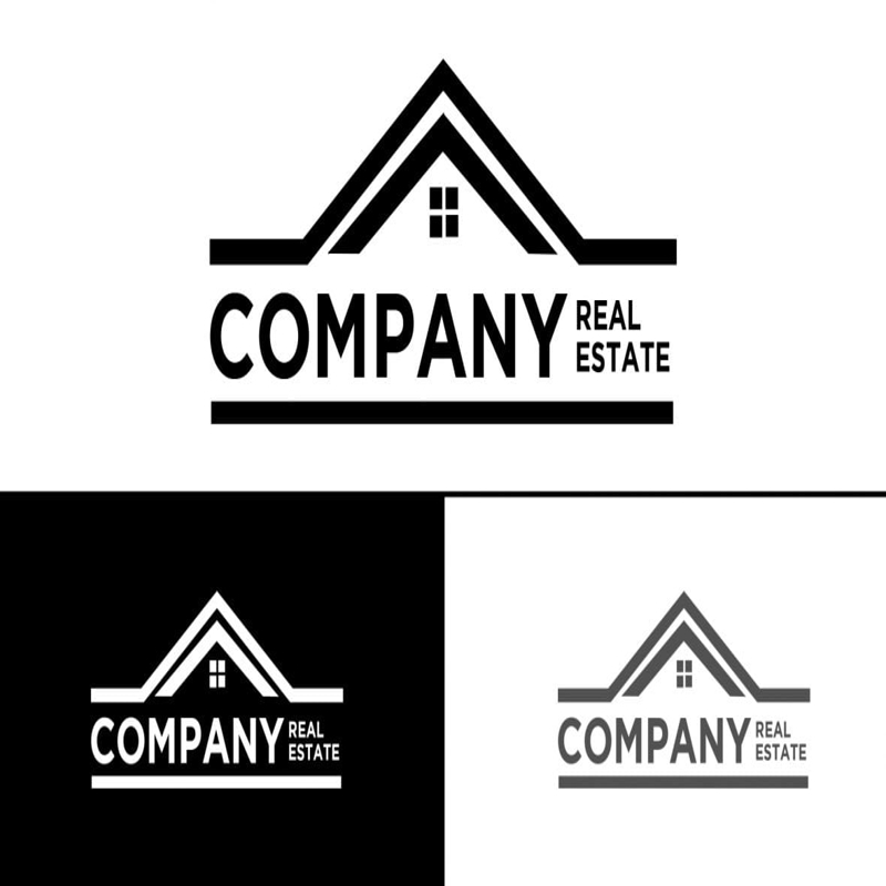 فایل الگوی طراحی لوگو خانه - House Logo Design Template