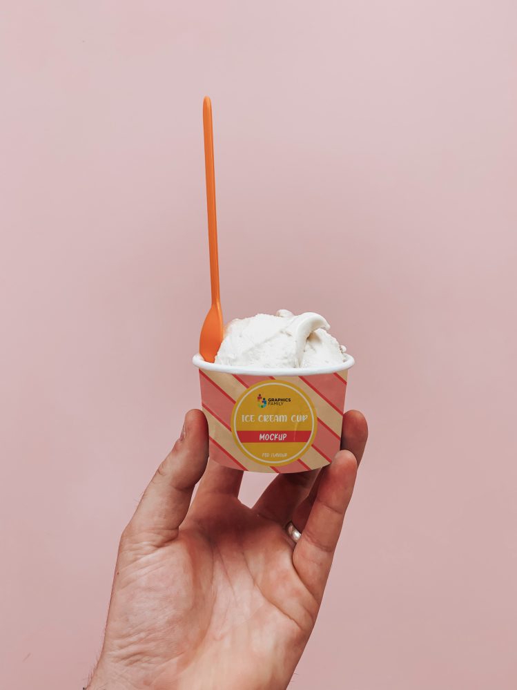 فایل ماکت طراحی بستنی - Ice Cream Design Mockup