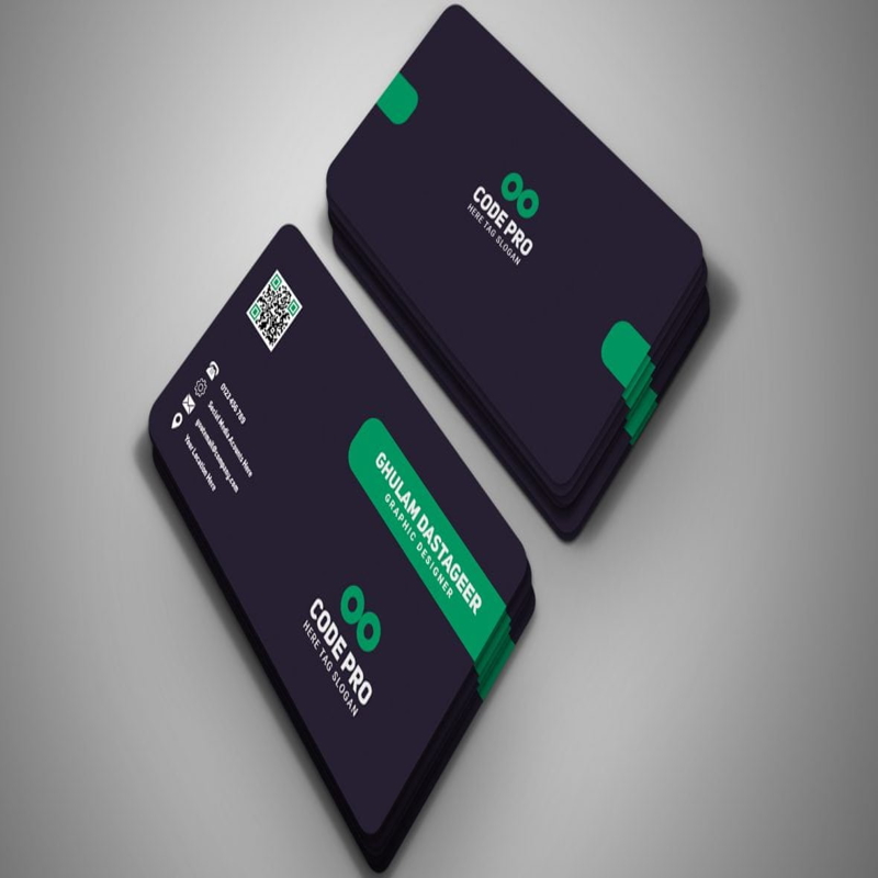 فایل طراحی کارت ویزیت شرکتی چشمگیر - Impressive Corporate Business Card Design