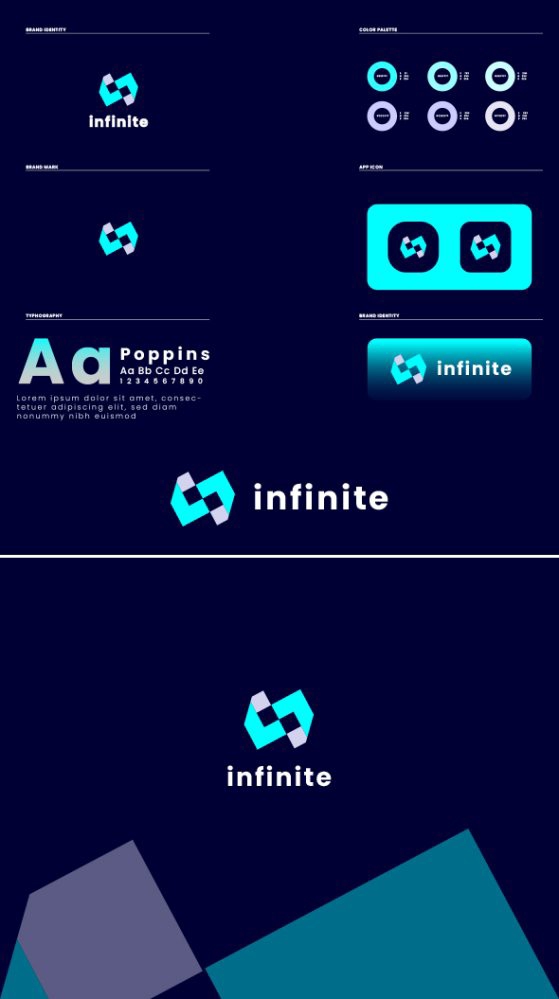 فایل الگوی لوگوی بی‌نهایت - Infinite Logo Template
