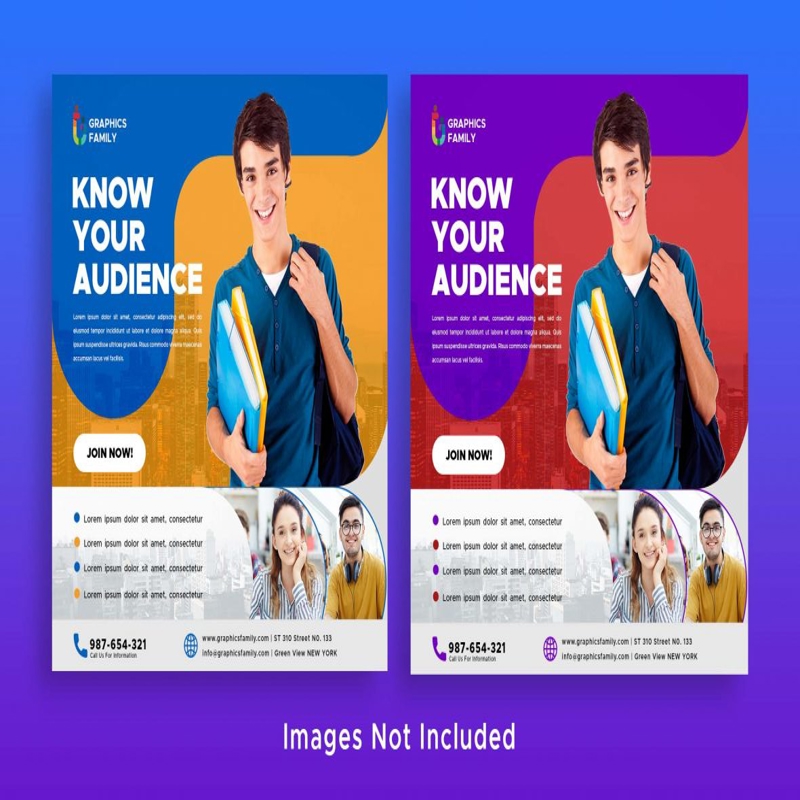 فایل الگوی طراحی پست رسانه‌های اجتماعی اینفلوئنسر - Influencer Social Media Post Design Template
