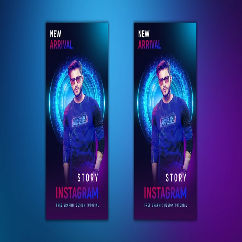 فایل طراحی استوری اینستاگرام - Instagram Story Design