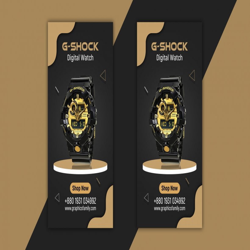 فایل طرح PSD فروش ساعت استوری اینستاگرام - Instagram Story Watch Sale Design PSD