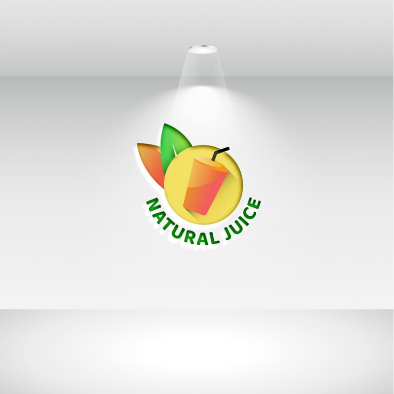 فایل طراحی لوگو آبمیوه - Juice Logo Design
