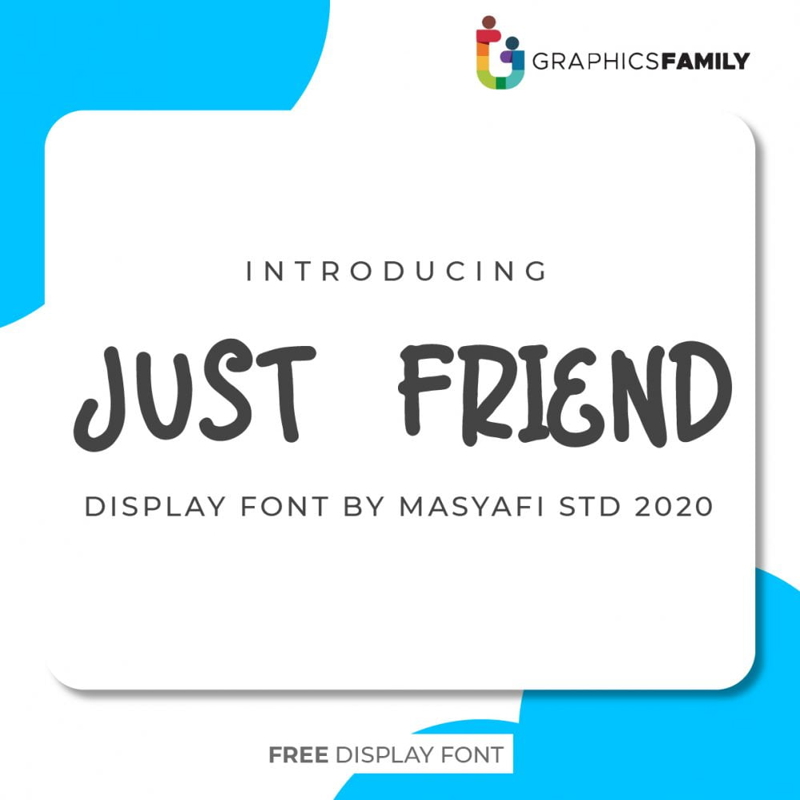 فایل فونت جاست فرند - Just Friend Font
