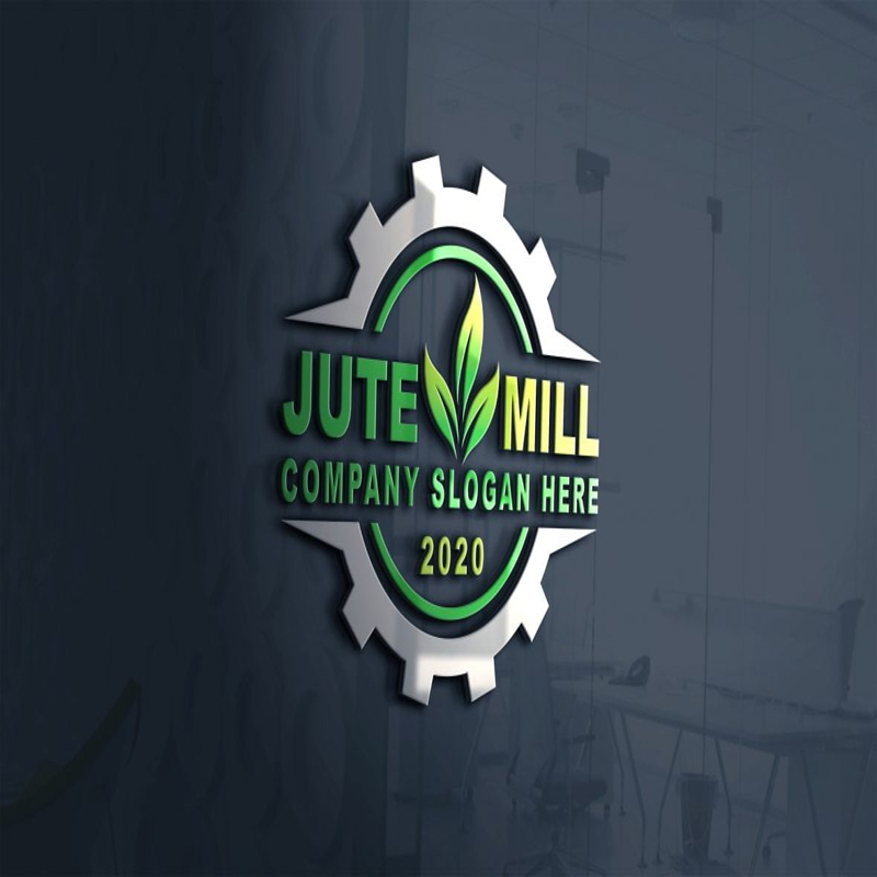 فایل الگوی لوگوی شرکت جوت - Jute Company Logo Template