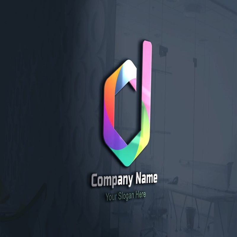 فایل وکتور لوگو و آیکن - Letter D Gradient Logo Design Vector