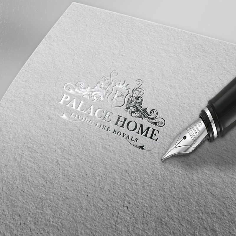 فایل طراحی لوگو حرف P کاخ لوکس - Letter P Palace Luxury Logo Design