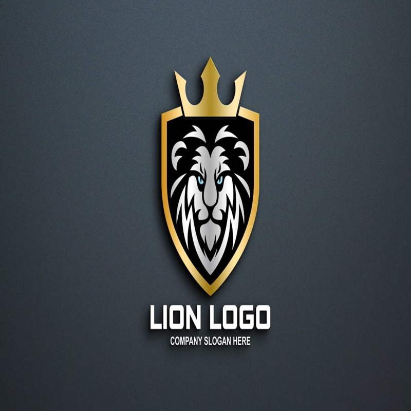 فایل الگوی لوگوی شیر - Lion Logo Template