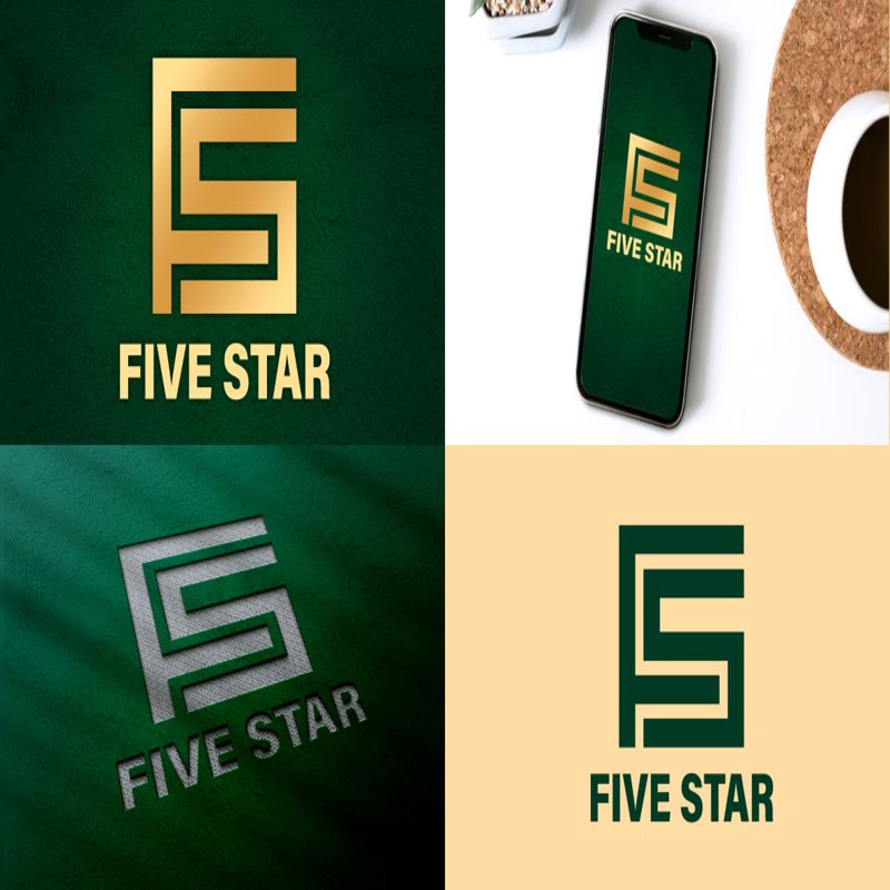 فایل طراحی لوگو با حروف FS - Logo Design with Letters FS