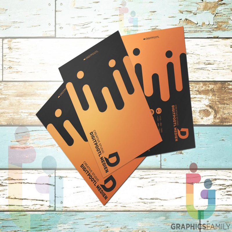 فایل الگوی کارت ویزیت طراح لوگو - Logo Designer Business Card Template