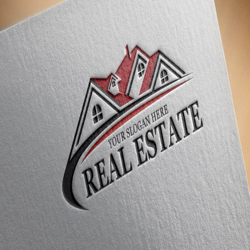 فایل ماک‌آپ لوگو روی کاغذ PSD - Logo Mock-up on Paper PSD