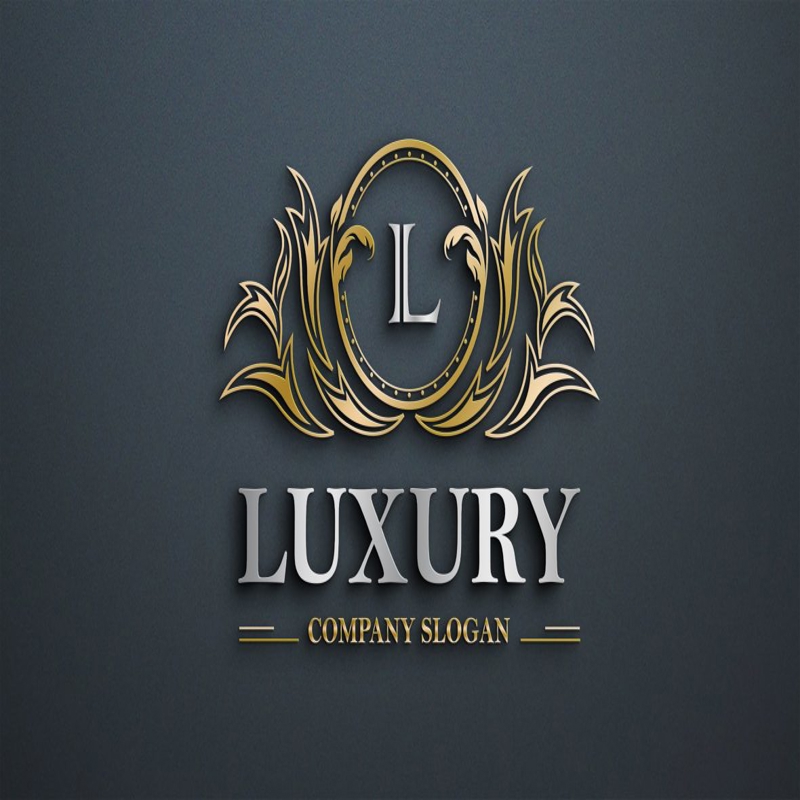 فایل قالب لوگوی برند لوکس - Luxury Brand Logo Template