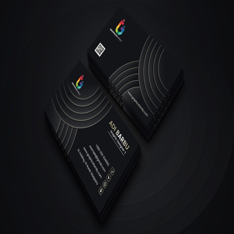 فایل کارت ویزیت لوکس وکتور طرح - Luxury Business Card Vector Art