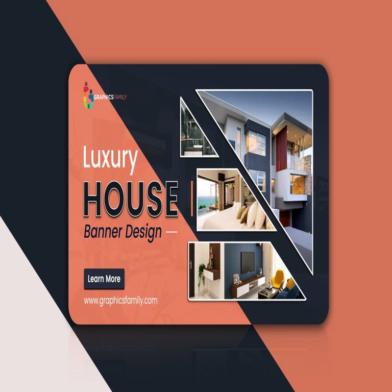 فایل طراحی قالب وب سایت تبلیغات خانه لوکس - Luxury House Advertising Website Template Design