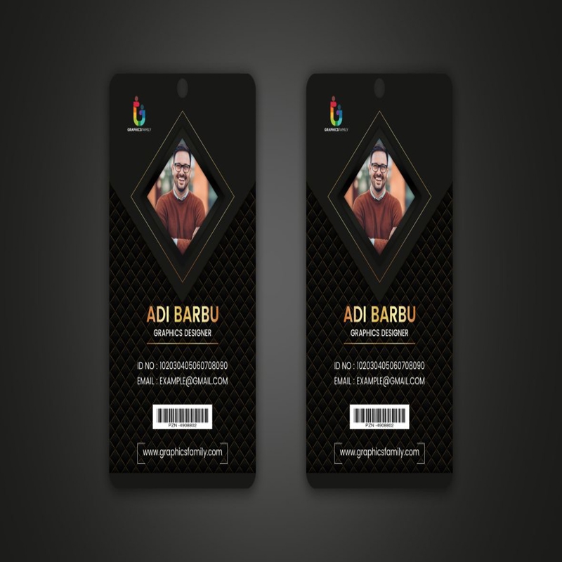 فایل طراحی کارت شناسایی لوکس - Luxury Id Card Design