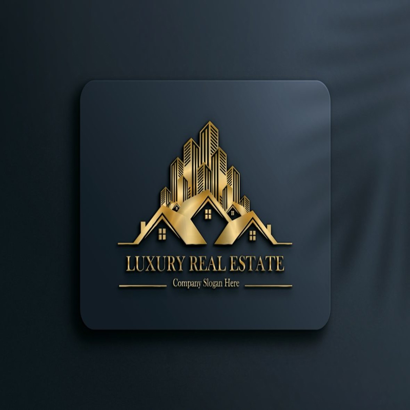 فایل طراحی لوگو املاک لوکس - Luxury Real Estate Logo Design