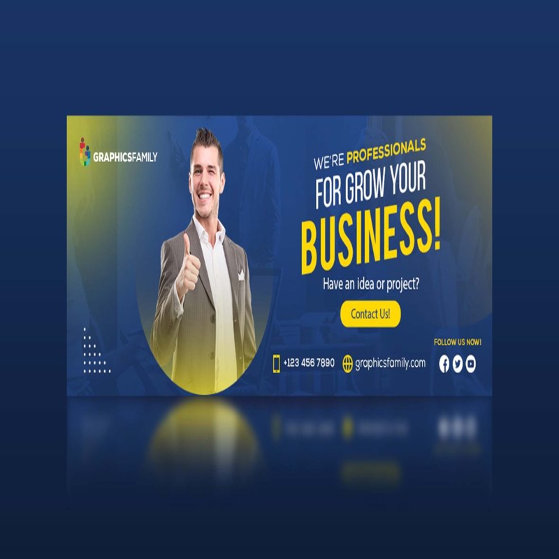 فایل الگوی طراحی بنر وب آژانس بازاریابی - Marketing Agency Web Banner Design Template