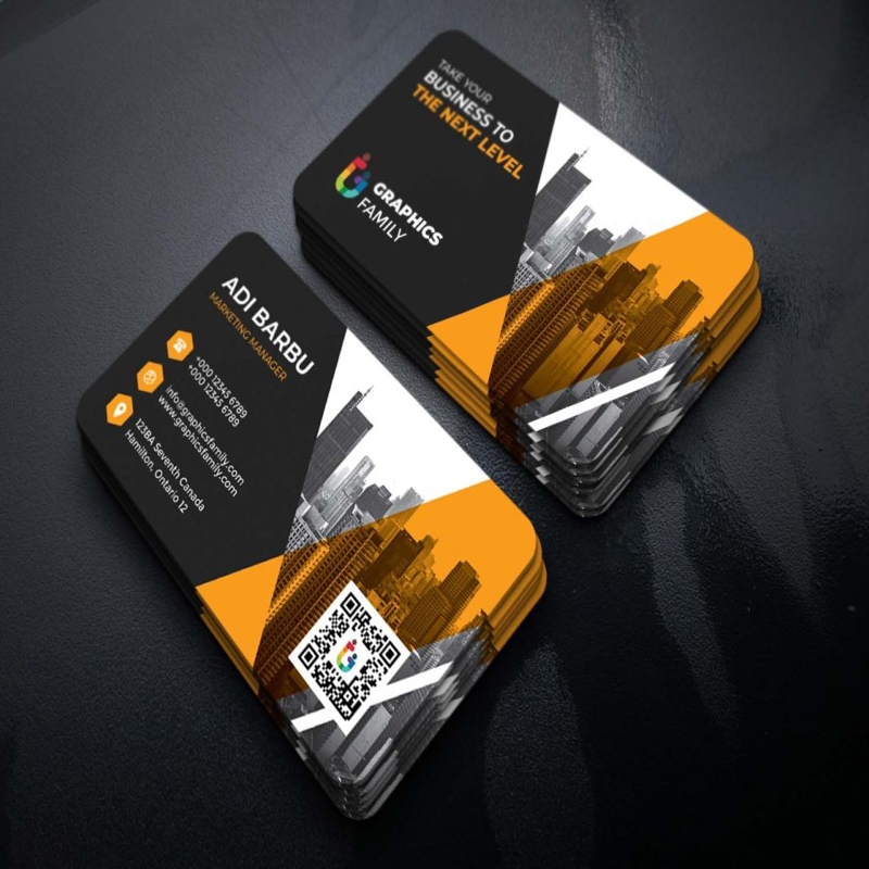 فایل الگوی کارت ویزیت مدیر بازاریابی - Marketing Manager Business Card Template