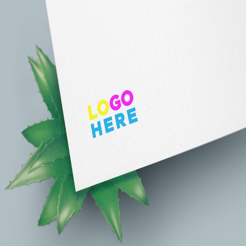 فایل موکاپ لوگو مینیمال - Minimal Logo Mockup