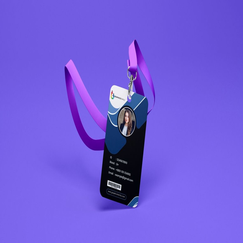 فایل طراحی کارت شناسایی مدرن و خلاقانه - Modern & Creative ID Card Design