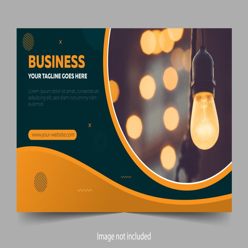فایل قالب بنر مدرن برای کاور فیسبوک - Modern Banner Template for Facebook Cover