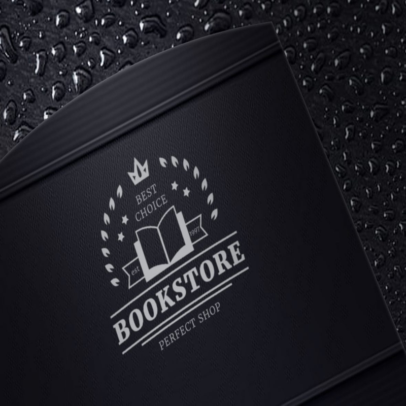 فایل موکاپ لوگو مدرن مشکی PSD - Modern Black Logo Mockup PSD