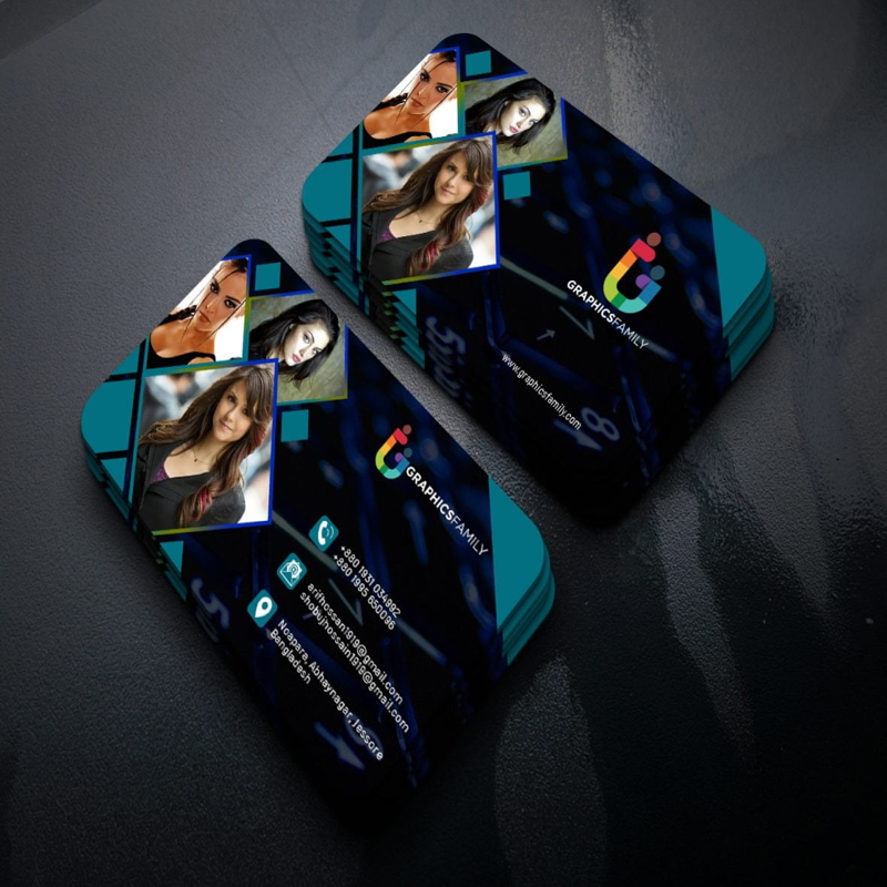 فایل کارت ویزیت مدرن - Modern Business Card