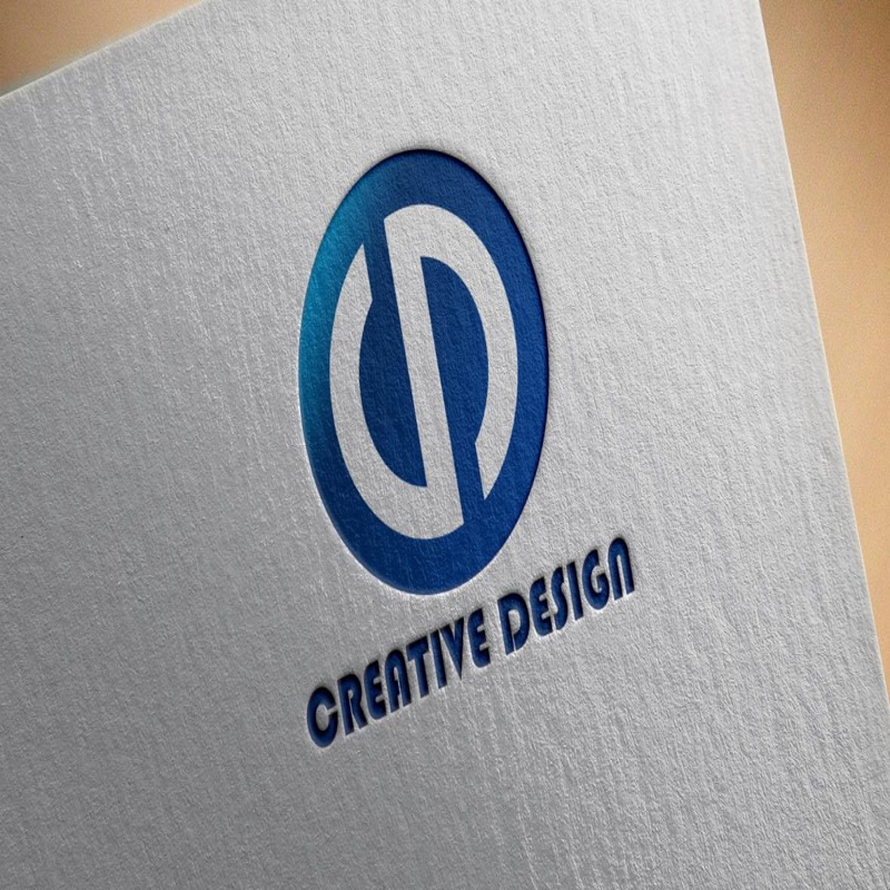 فایل الگوی طراحی لوگو مونوگرام مدرن C و D - Modern C and D Monogram logo Design Template