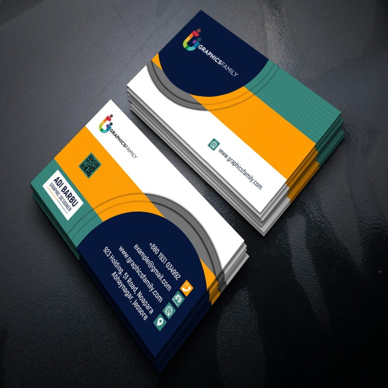 فایل قالب کارت ویزیت مدرن و تمیز - Modern Clean Business Card Template