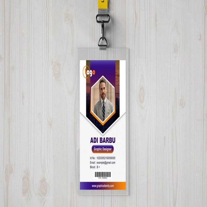 فایل طراحی کارت شناسایی شرکتی مدرن - Modern Company Id Card Design